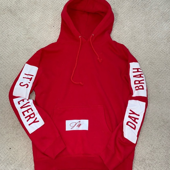 jake paul red hoodie